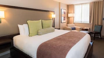 Premium bedding, down comforters, pillowtop beds, individually decorated