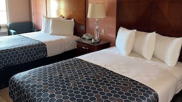 Standard Room, 2 Double Beds | Desk, free WiFi, bed sheets