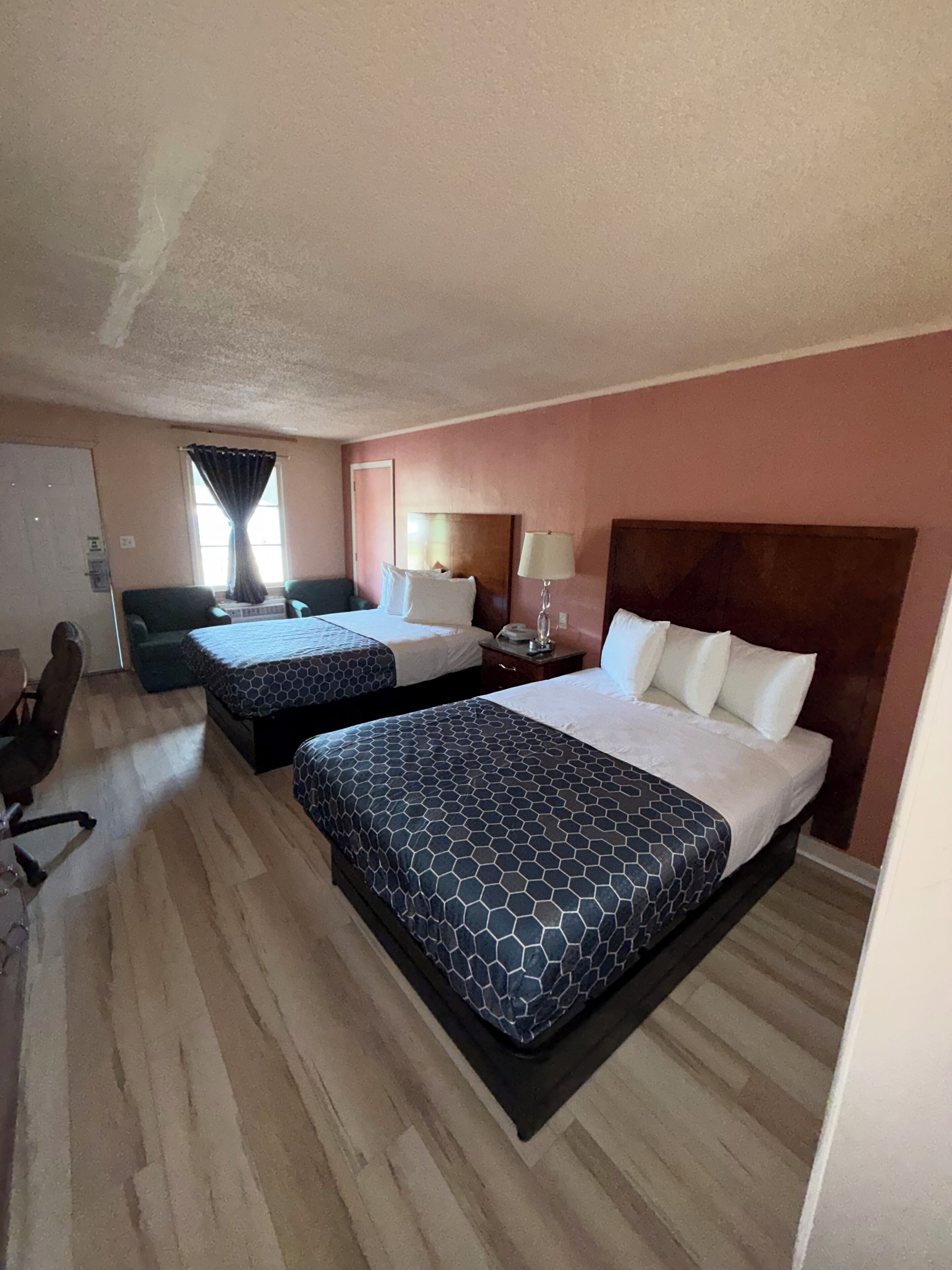 Standard Room, 2 Double Beds | Desk, free WiFi, bed sheets