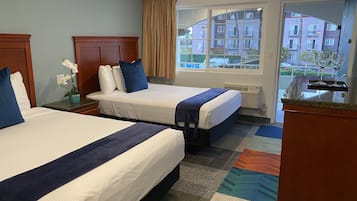 Standard Room, 2 Queen Beds | Pillowtop beds, in-room safe, blackout drapes, iron/ironing board