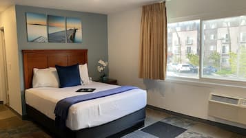 Pillowtop beds, in-room safe, blackout drapes, iron/ironing board