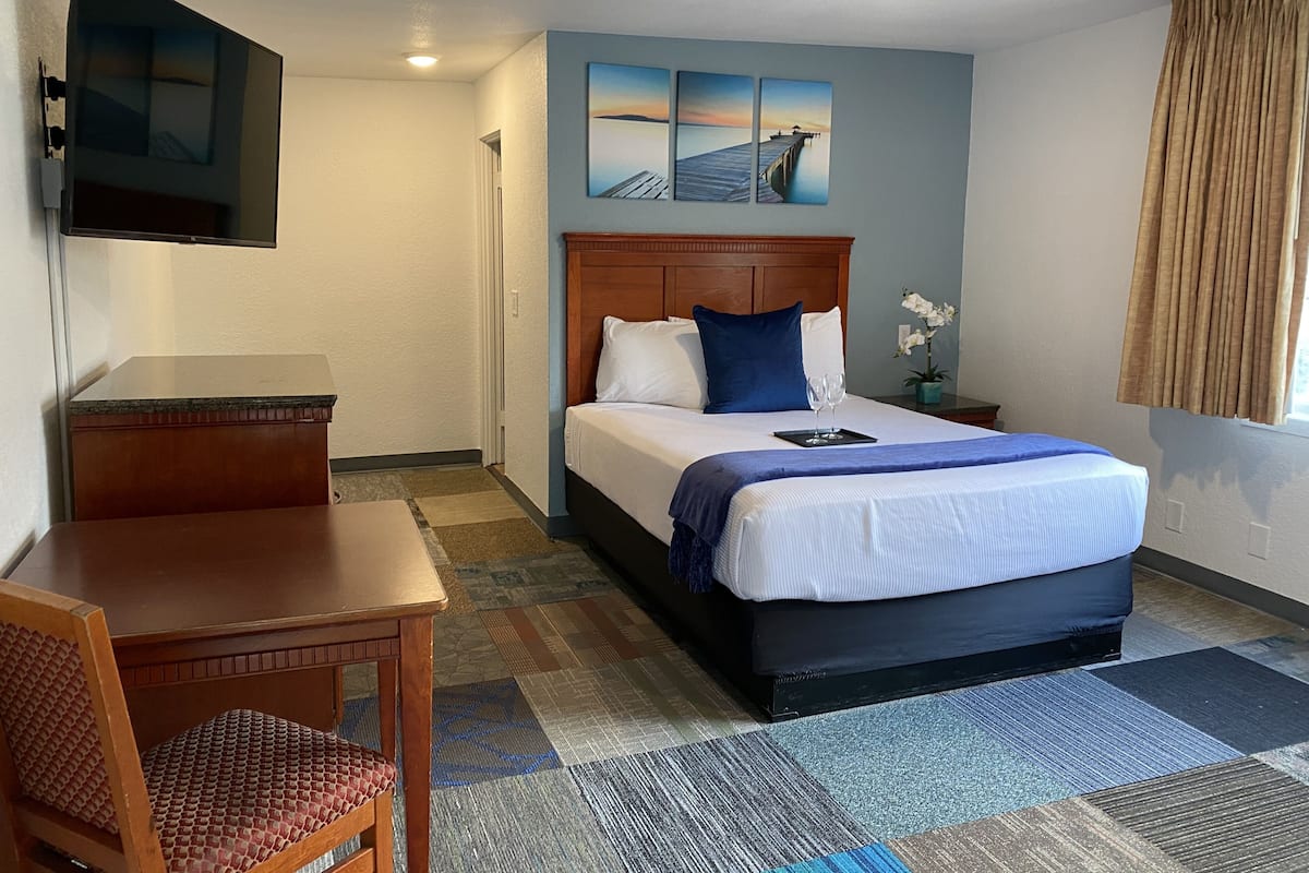 Pillow-top beds, in-room safe, blackout curtains, iron/ironing board