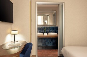 Literie de qualité supérieure, couette en duvet d'oie, minibar