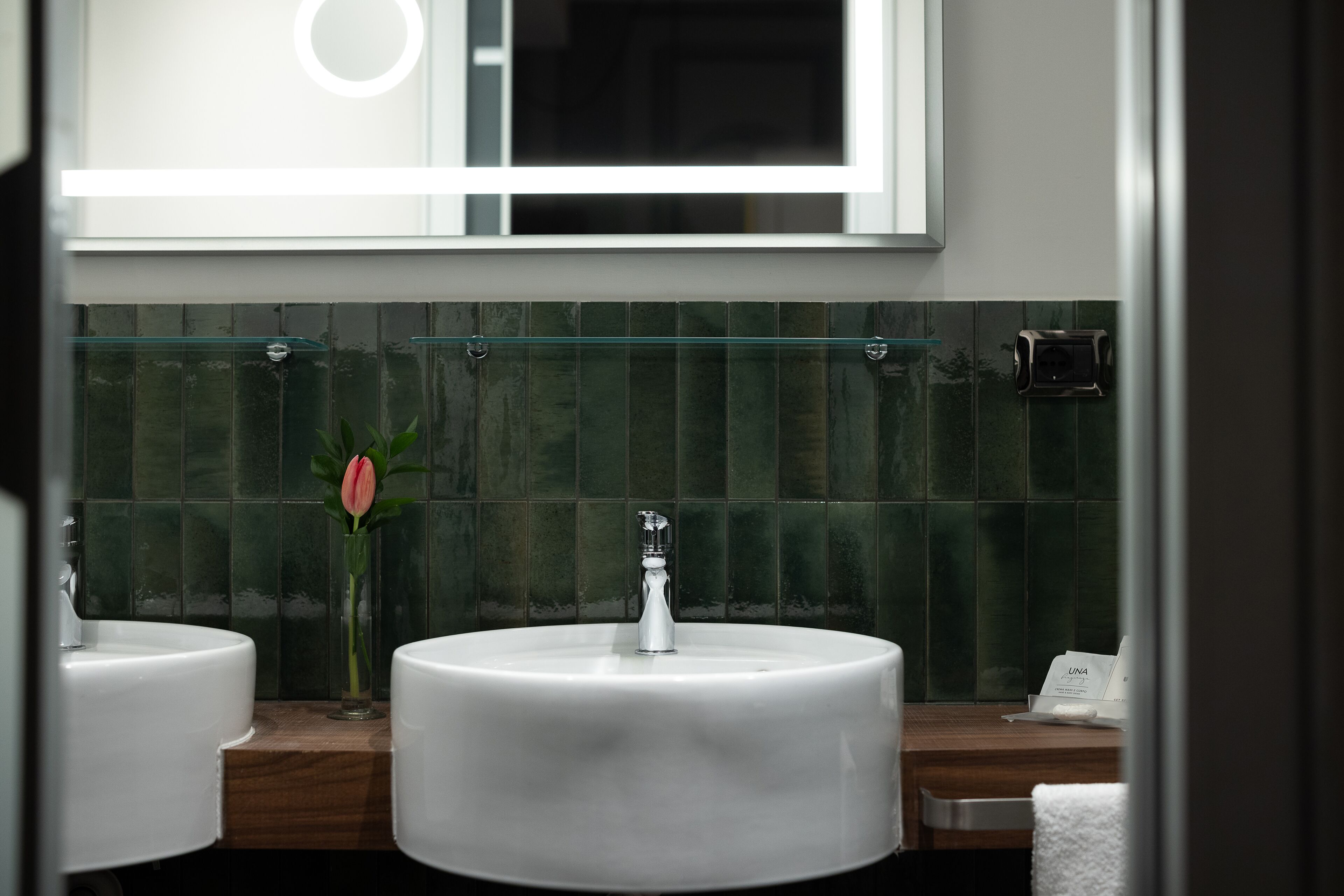 shower, designer toiletries, hair dryer, bathrobes