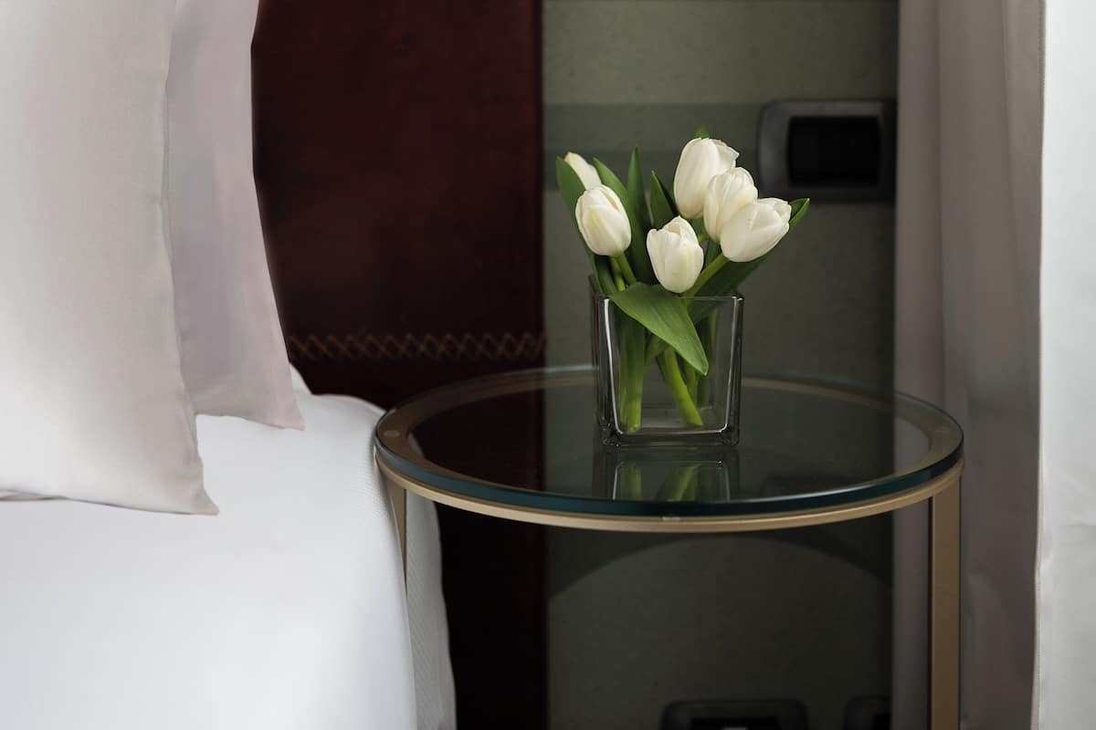 Habitació amb dos llits individuals superior | Roba de llit d'alta qualitat, cobrellits i minibar