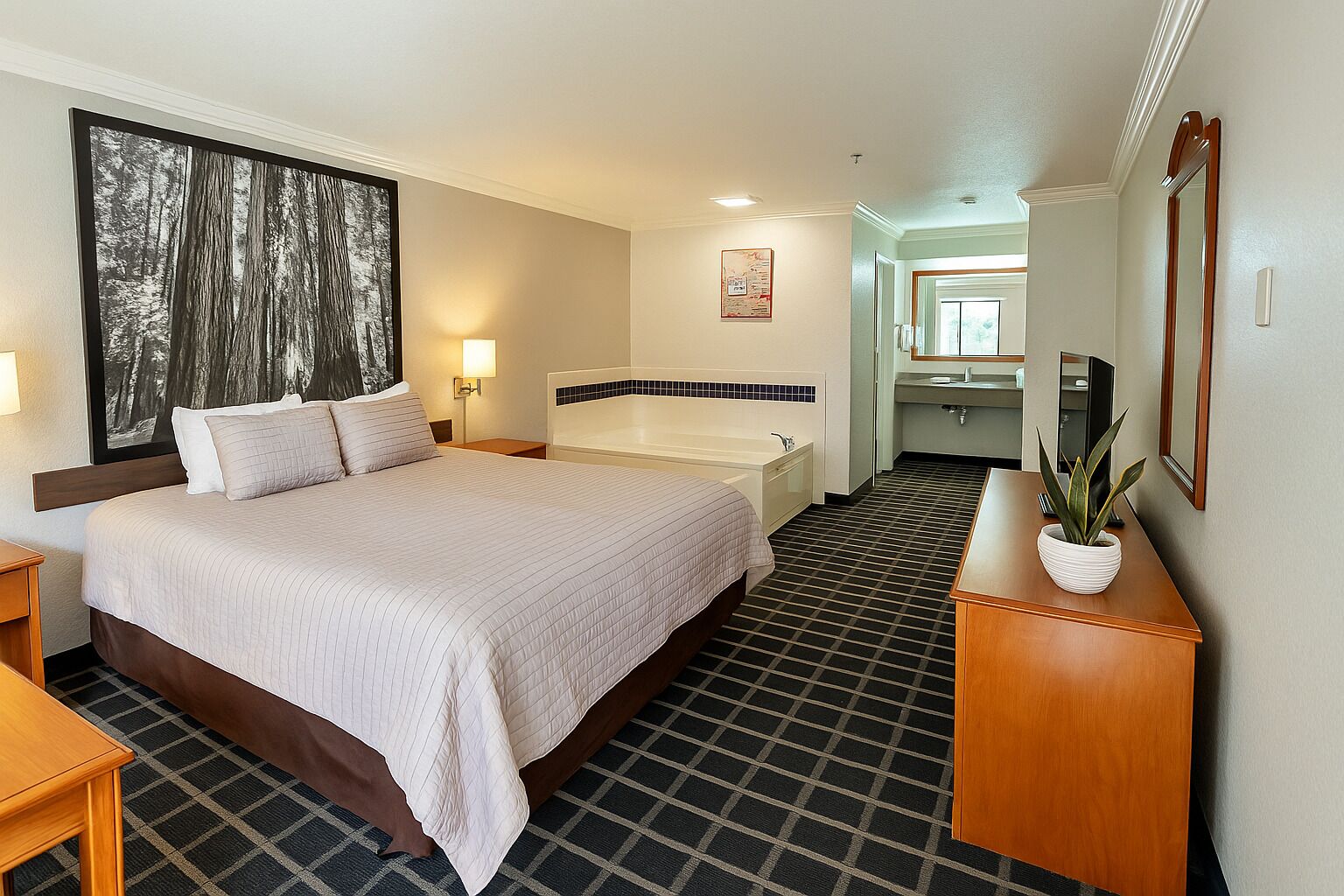 premium room, 1 king bed, smoking | 1 bedroom, desk, laptop workspace, free wifi