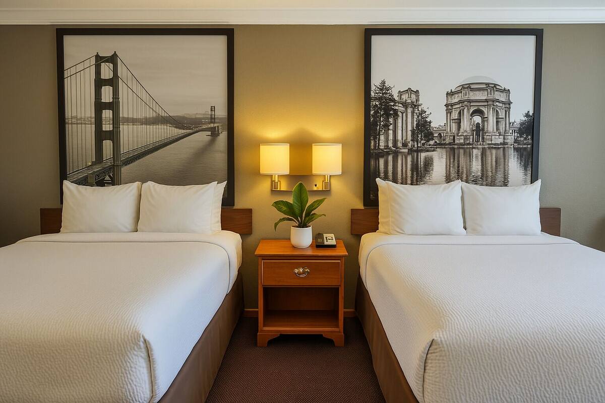 premium suite, 3 beds, non smoking | 1 bedroom, desk, laptop workspace, free wifi