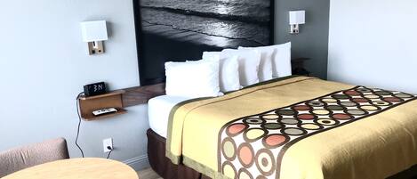 Free WiFi, bed sheets, alarm clocks