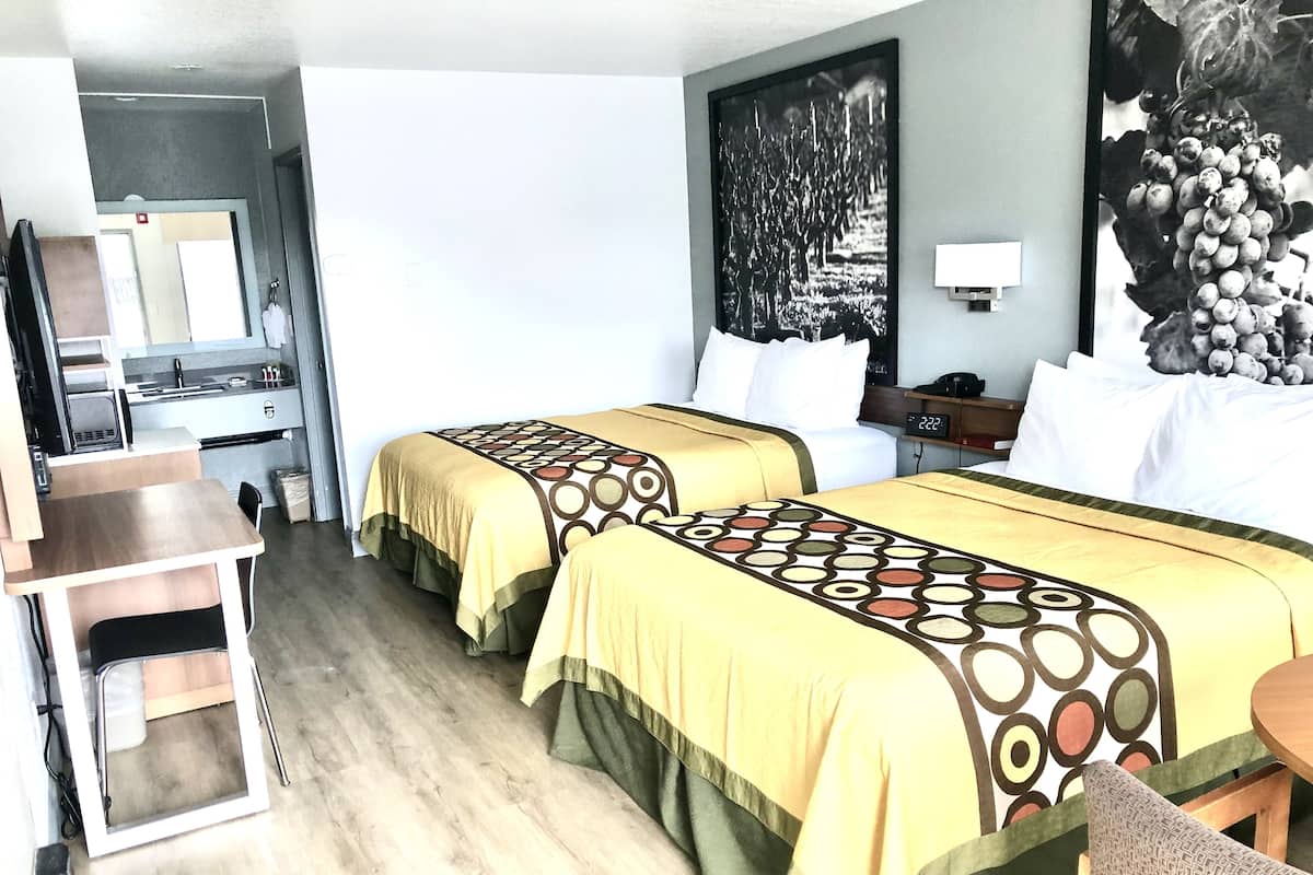 Free WiFi, bed sheets, alarm clocks