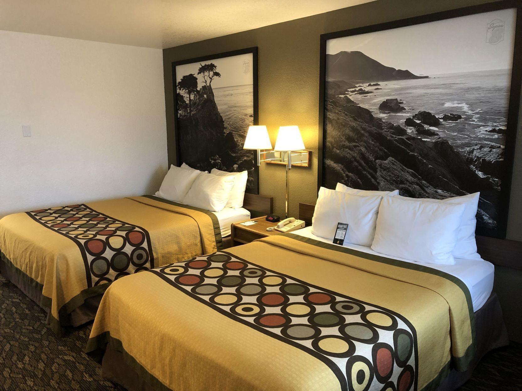 Free WiFi, bed sheets, alarm clocks