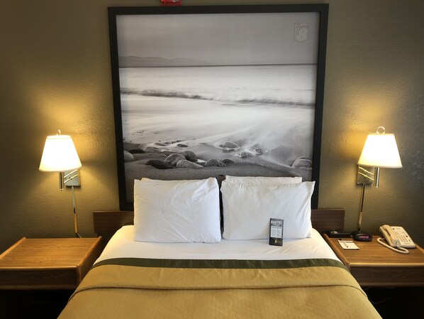 Free WiFi, bed sheets, alarm clocks