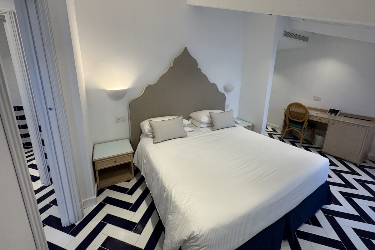 Deluxe Double Room (Attic - No view) | Minibar, in-room safe, desk, blackout drapes