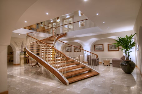 Staircase. Grand Hotel Aminta