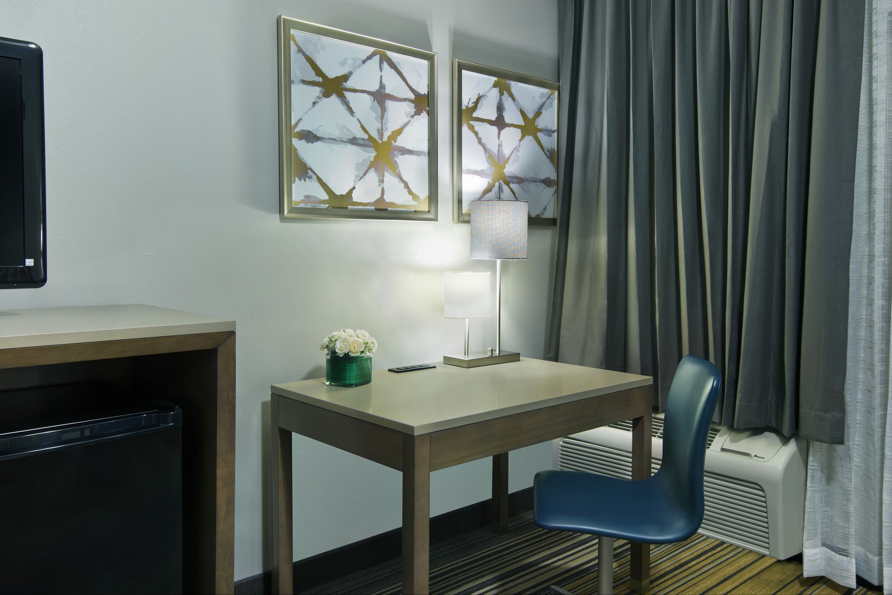 riverview balcony executive king suite sleeper sofa | 1 bedroom, premium bedding, desk, laptop workspace