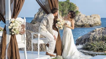 屋外結婚式場