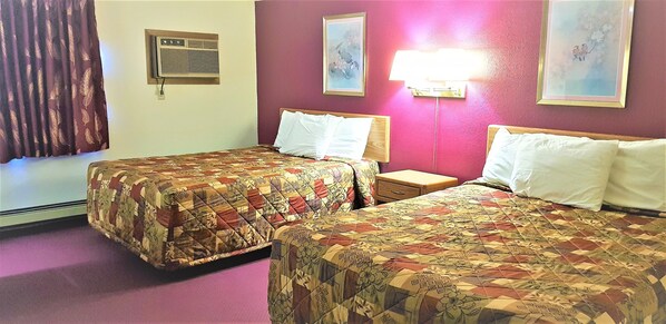 Standard Room, 2 Queen Beds, Non Smoking | Iron/ironing board, free WiFi