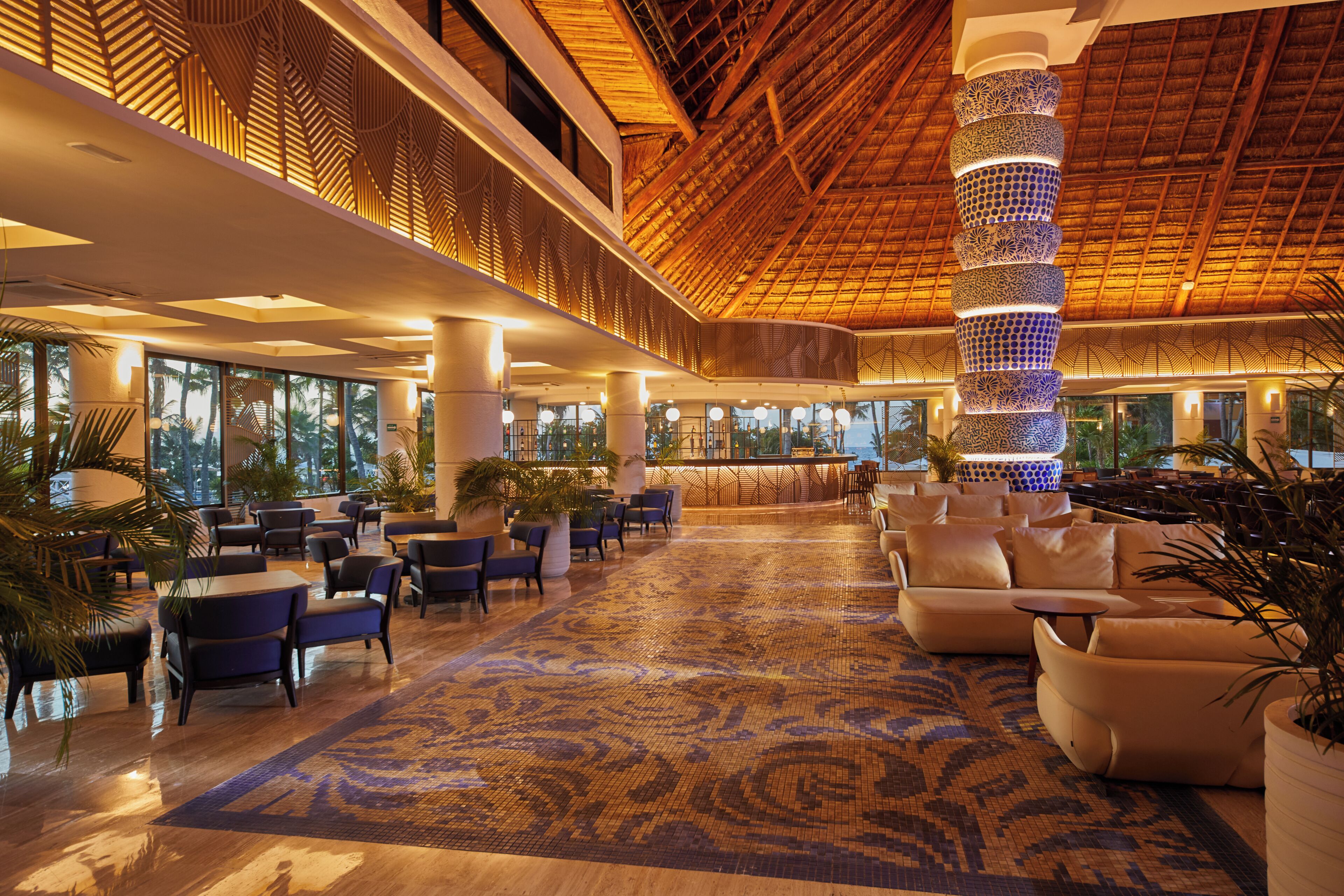 Sala de estar en el lobby
