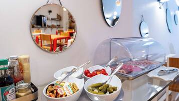 Daily buffet breakfast (EUR 14 per person)
