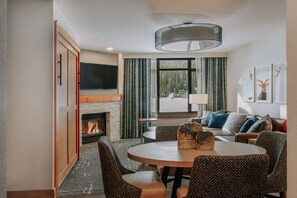 Studio, 1 Queen Bed (Summit) | Living area - The Summit Hotel at Big Sky Resort (Big Sky)