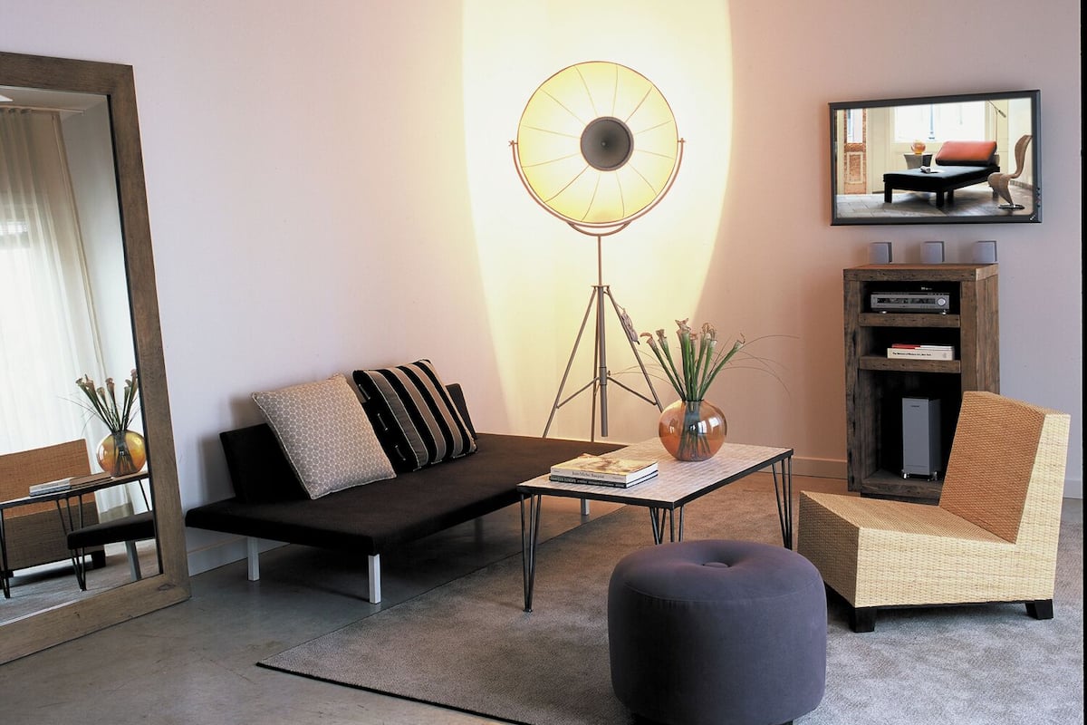 Suite – superior, 1 kingsize-seng, byutsikt (Penthouse Loft with Private Terrace) | Italienske Frette-laken, sengetøy av topp kvalitet og safe på rommet