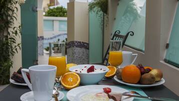 DĂźner et brunch servis sur place