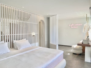 Premium studio suite | Lakens van Egyptisch katoen, luxe beddengoed, donsdekens