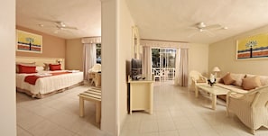 Free minibar, in-room safe, desk, iron/ironing board