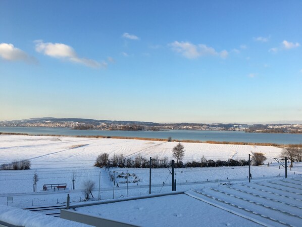 Blick von der Unterkunft