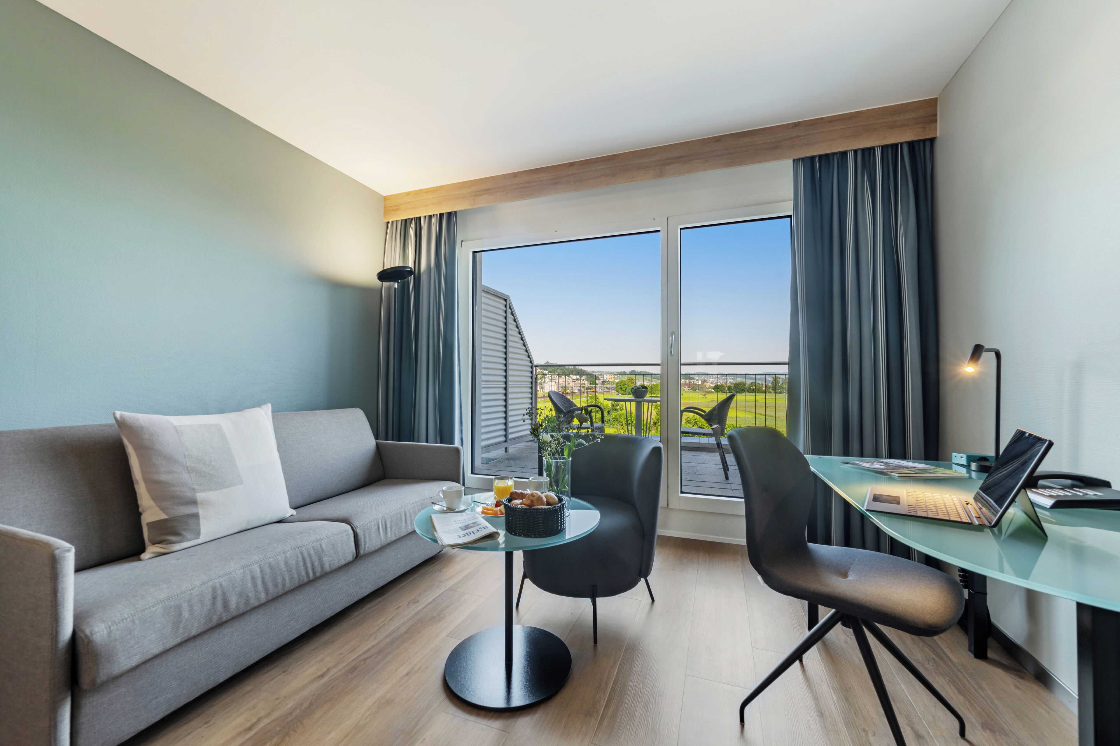 rooftop panorama double room | 1 bedroom, hypo-allergenic bedding, pillow-top beds, free minibar