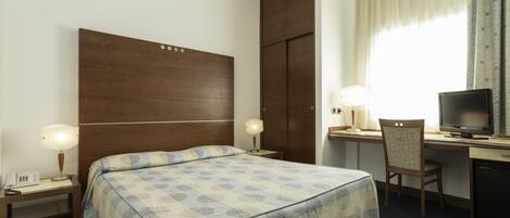 Down duvets, minibar, in-room safe, desk