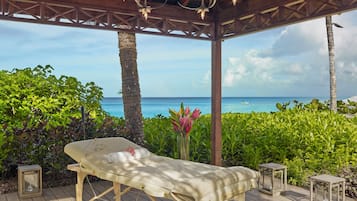 Trị liệu toàn thân, liệu pháp hương thơm, massage đá nóng