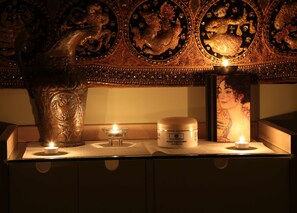 Sauna, hot tub, steam room, Turkish bath, body treatments