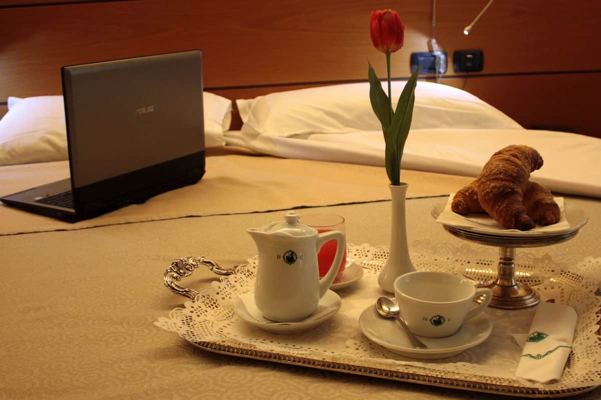 Hypoallergeen beddengoed, een minibar, een kluis op de kamer, een bureau