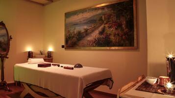 Sauna, hot tub, steam room, Turkish bath, body treatments