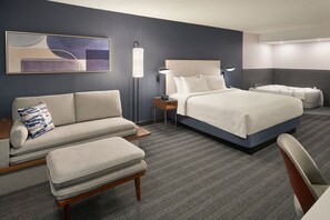 Chambre, 1 très grand lit et 1 canapé-lit | 1 chambre, bureau, rideaux d’obscurcissement, lit de bébé (gratuit)