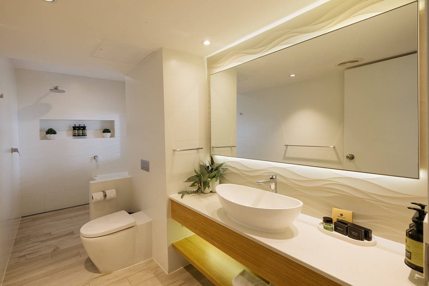 free toiletries, hair dryer, towels, soap