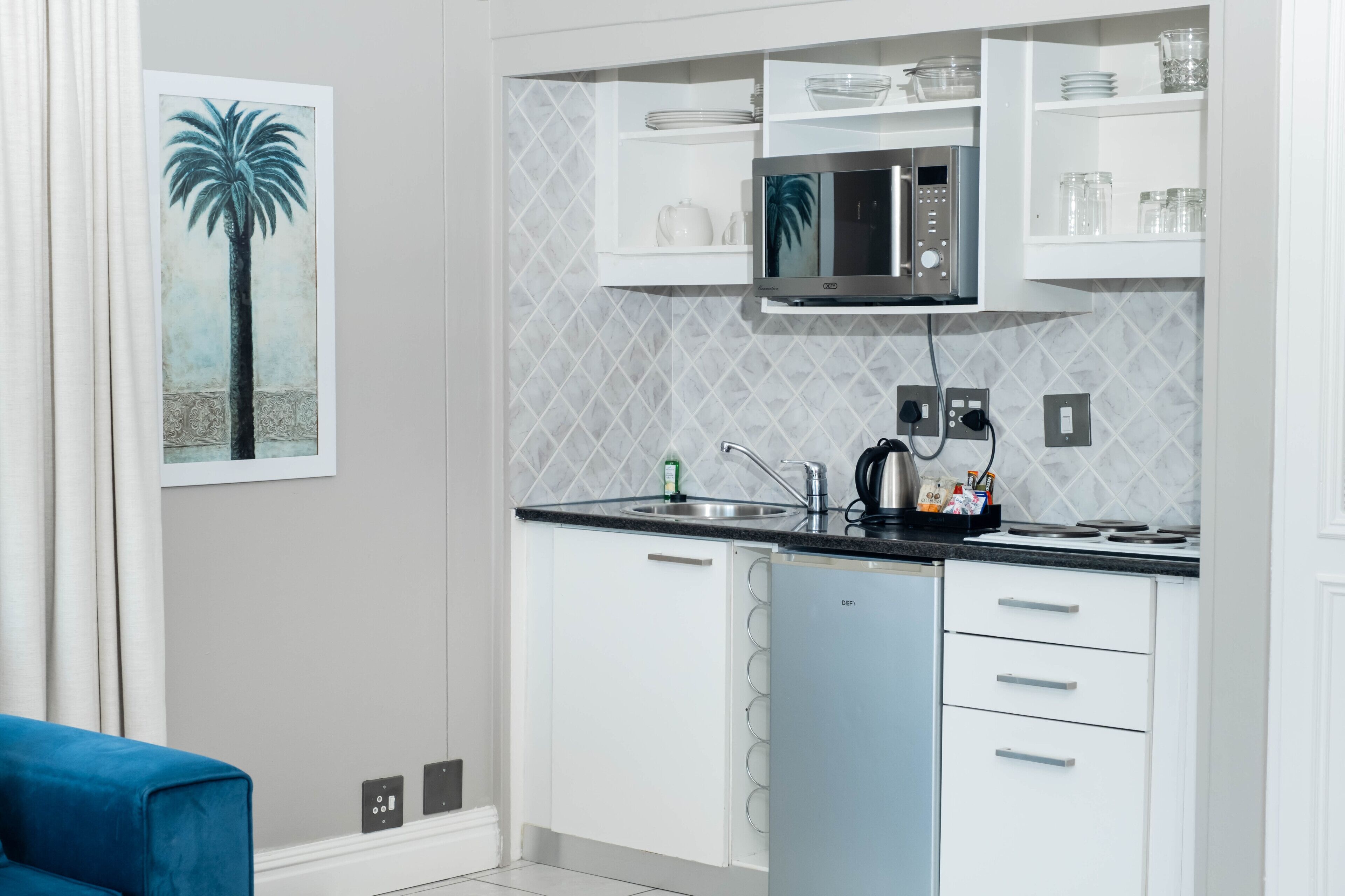 duplex, sea view | private kitchen | fridge, coffee/tea maker, electric kettle, cookware/dishes/utensils