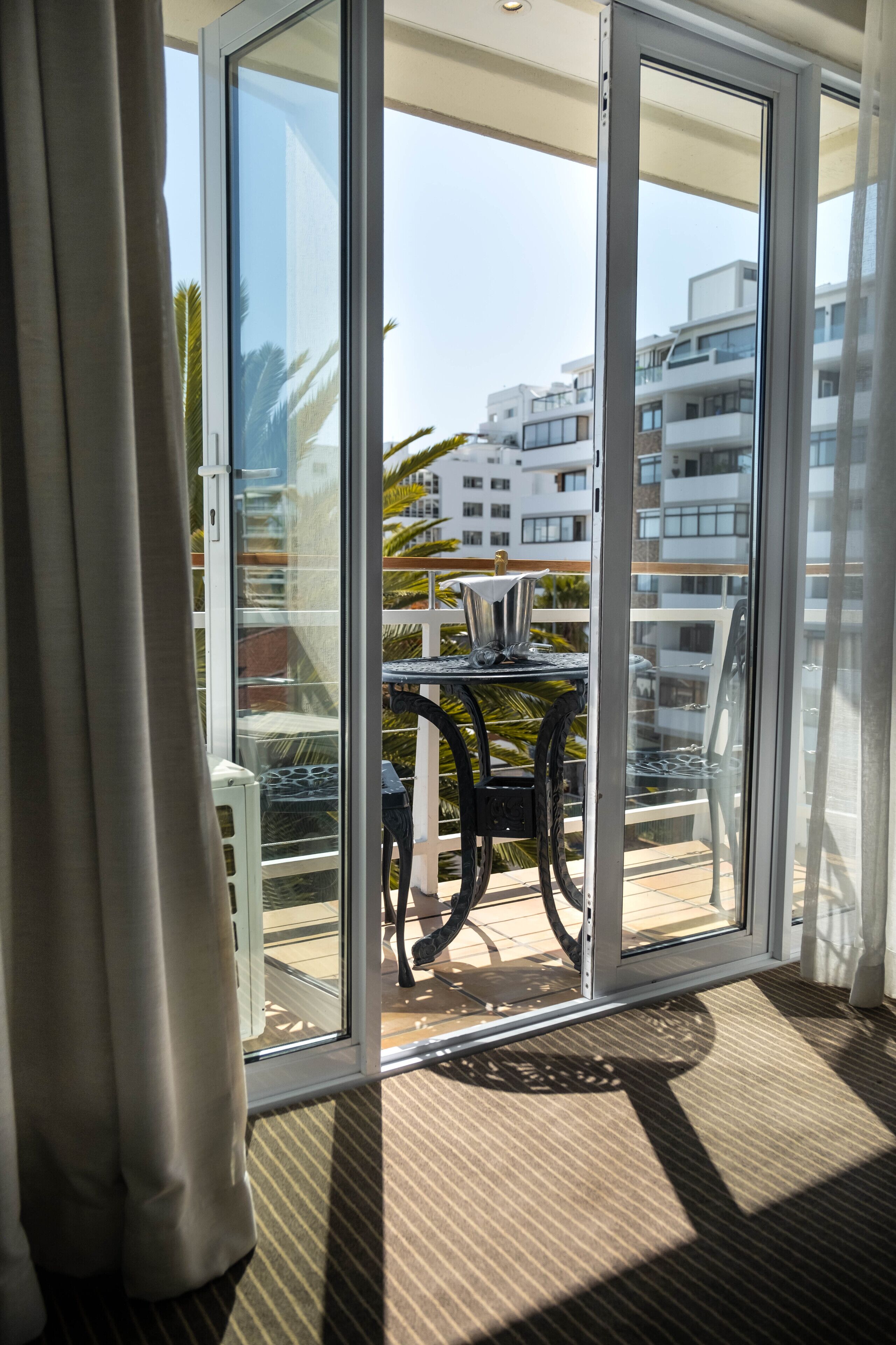 luxury room, 1 queen bed, non smoking, sea view | terrace/patio