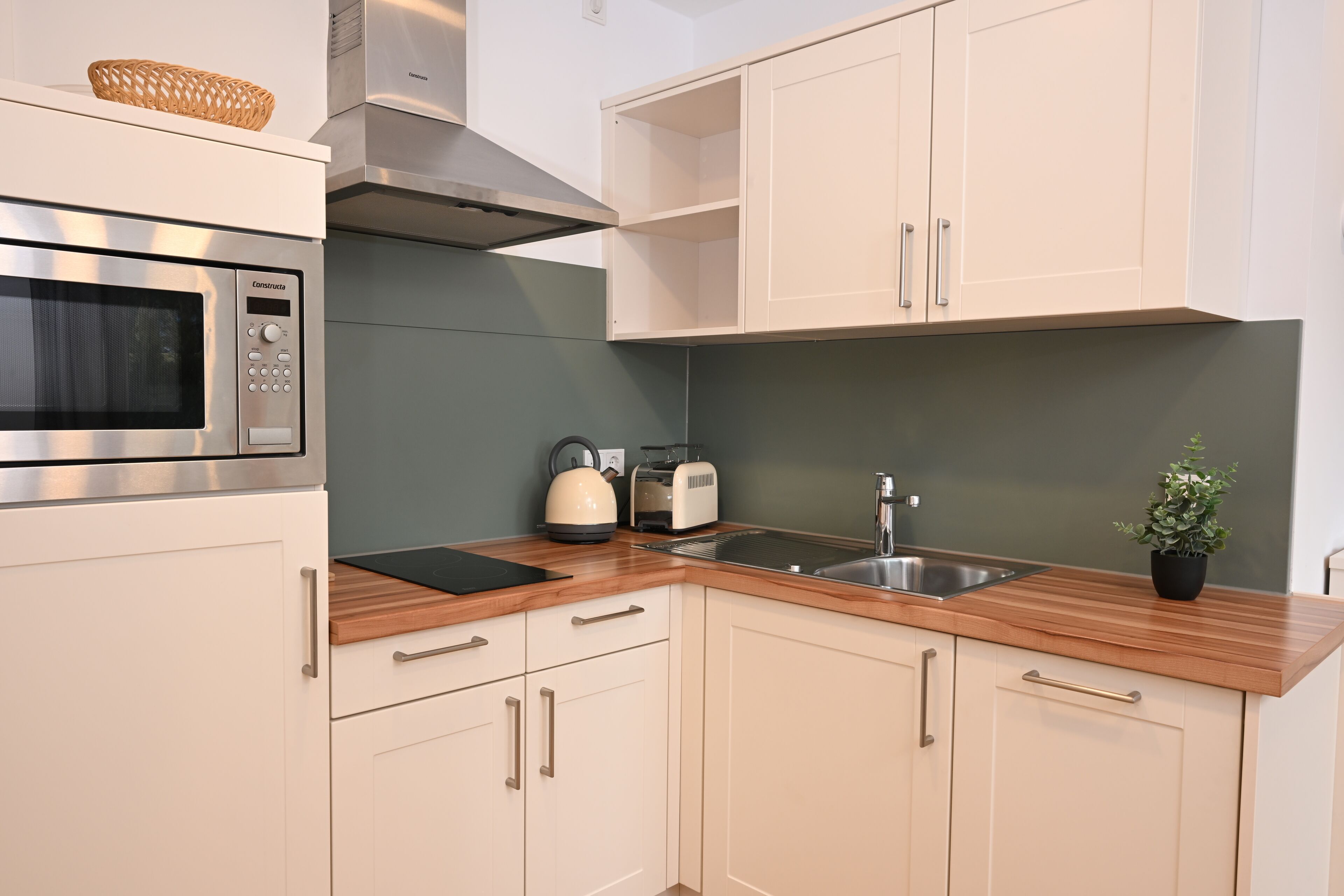 2-raum ferienapartment, 1 doppelbett, separates nebengebäude, ohne hotelservices | private kitchen | coffee/tea maker