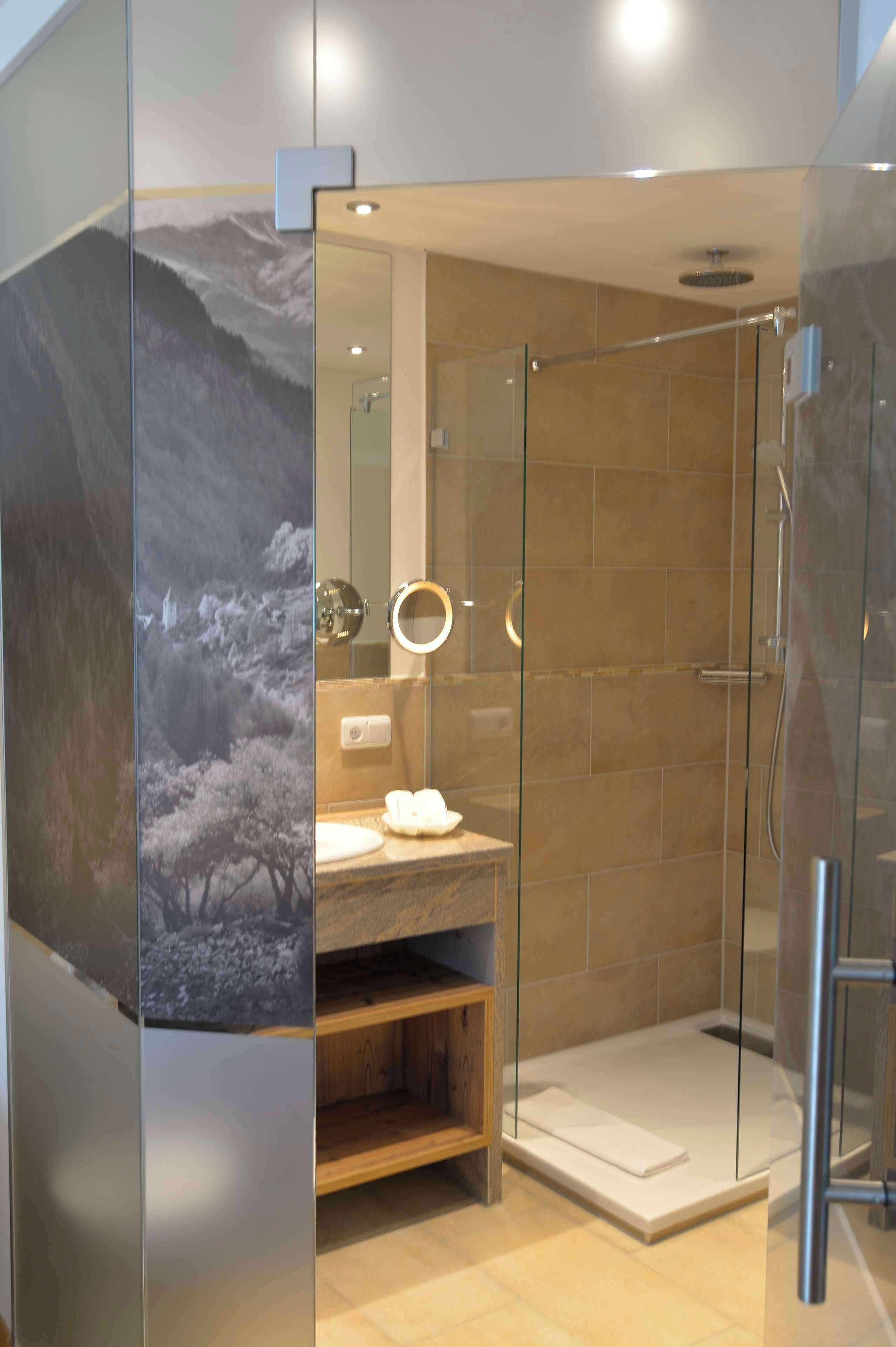 superior - studio, 1 double bed, annex | bathroom | shower, hair dryer, towels