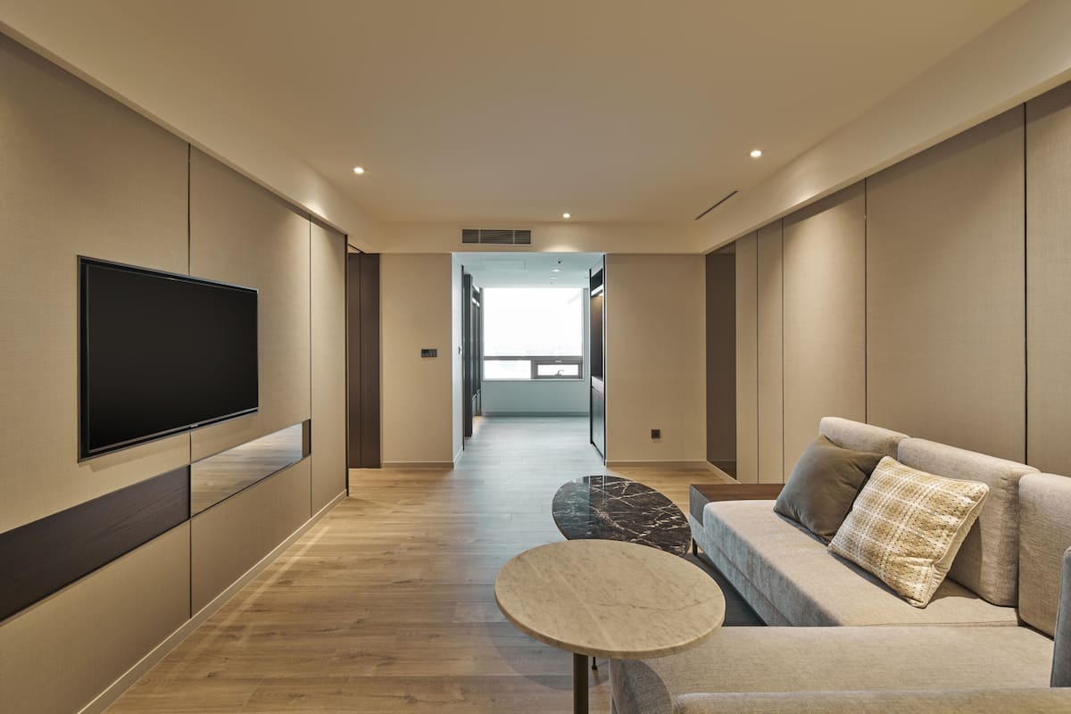 Couette en duvet, décor unique, bureau, rideaux d’obscurcissement