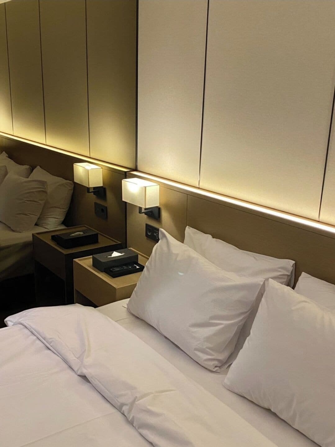 Down comforters, individually decorated, individually furnished, desk