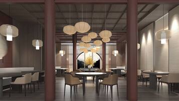 3 restaurants, breakfast, lunch, dinner served; Korean cuisine