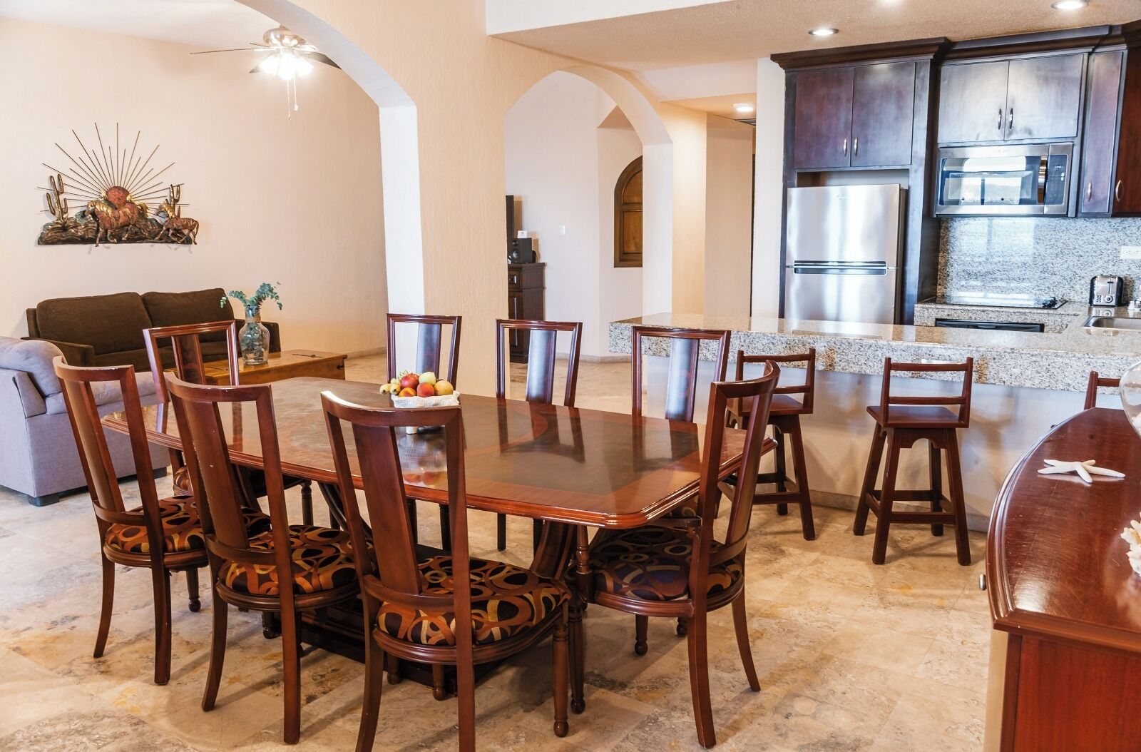 premium condo, 2 bedrooms, hot tub, sea view | living area | tv, dvd player, ipod dock