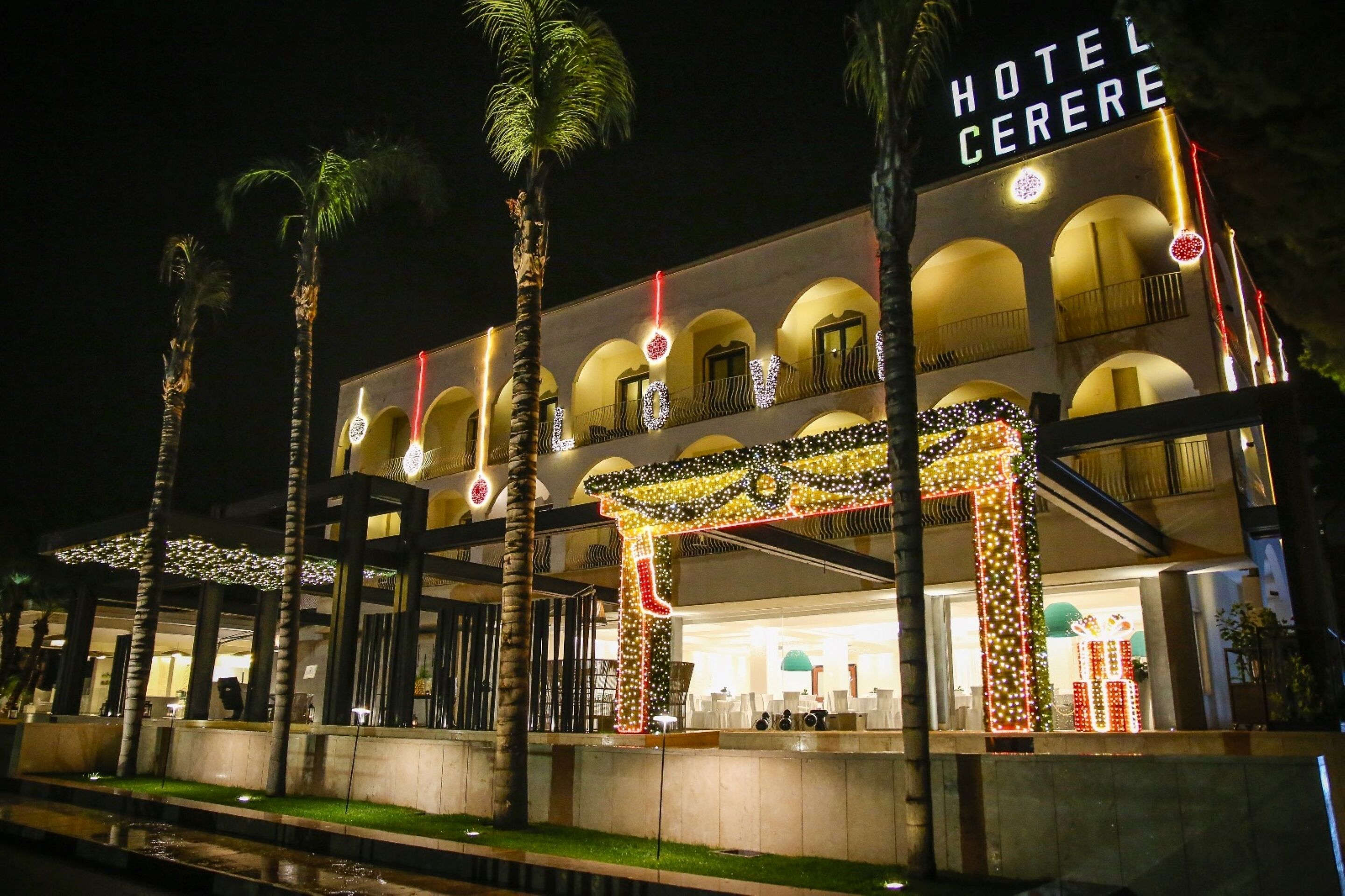 front of property – evening/night