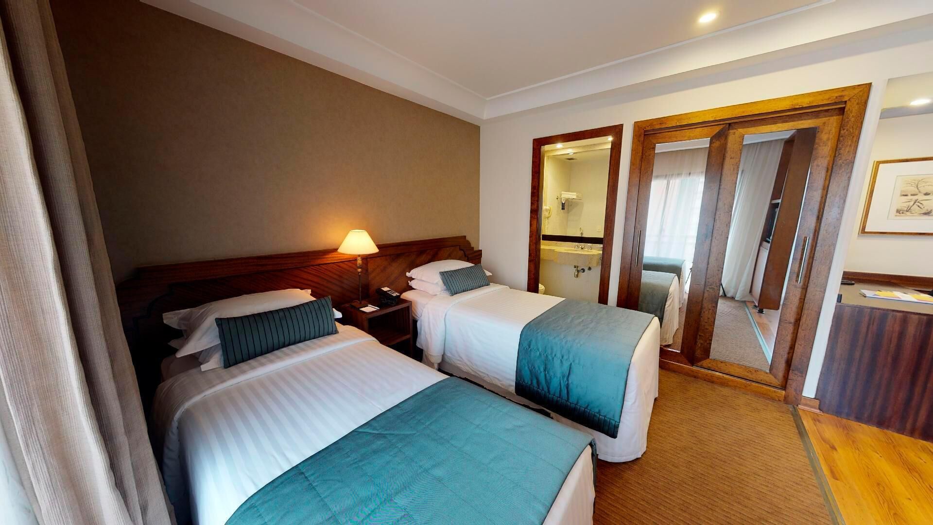 Minibar, in-room safe, blackout drapes, free WiFi