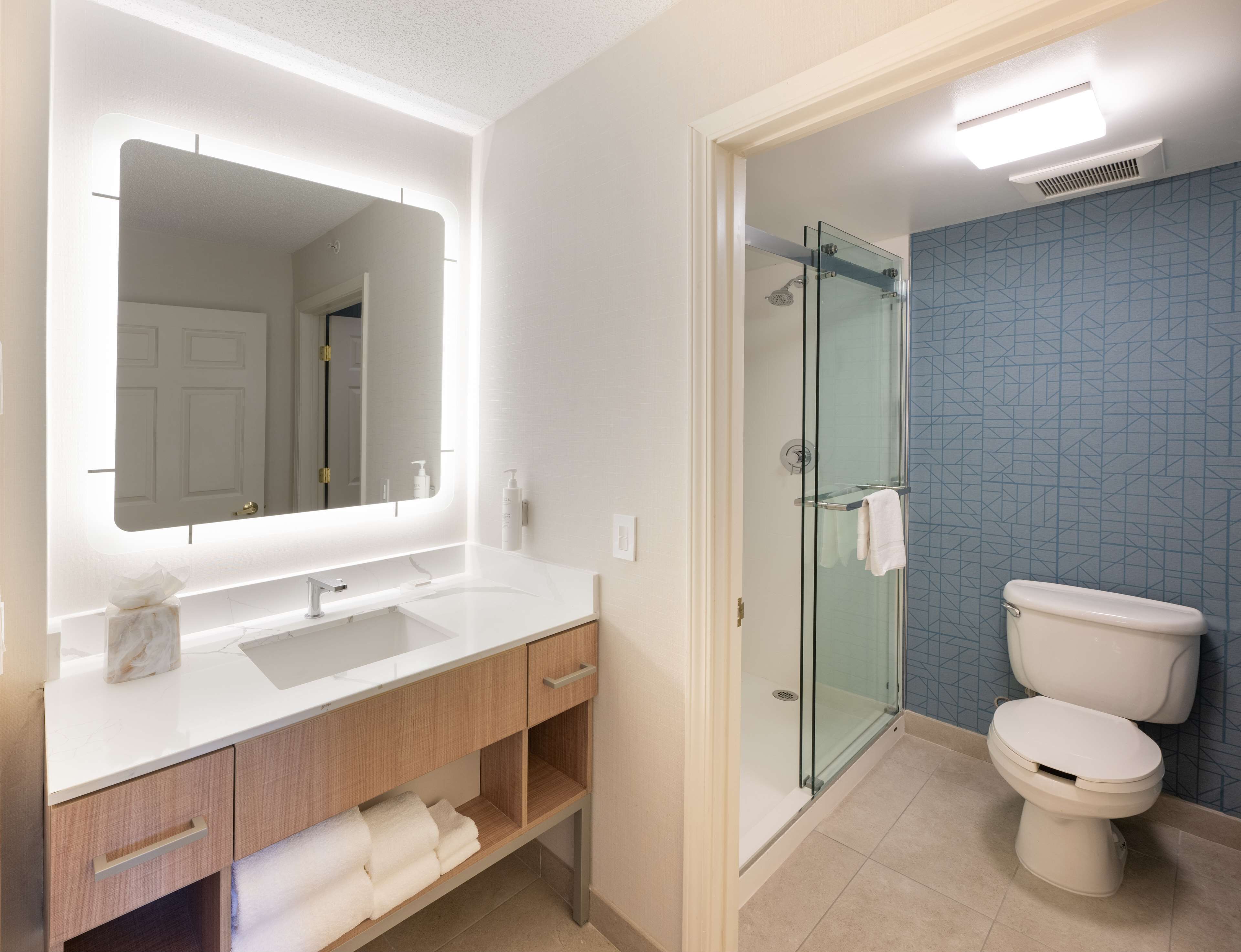 suite, 2 bedrooms (washer & dryer) | bathroom shower