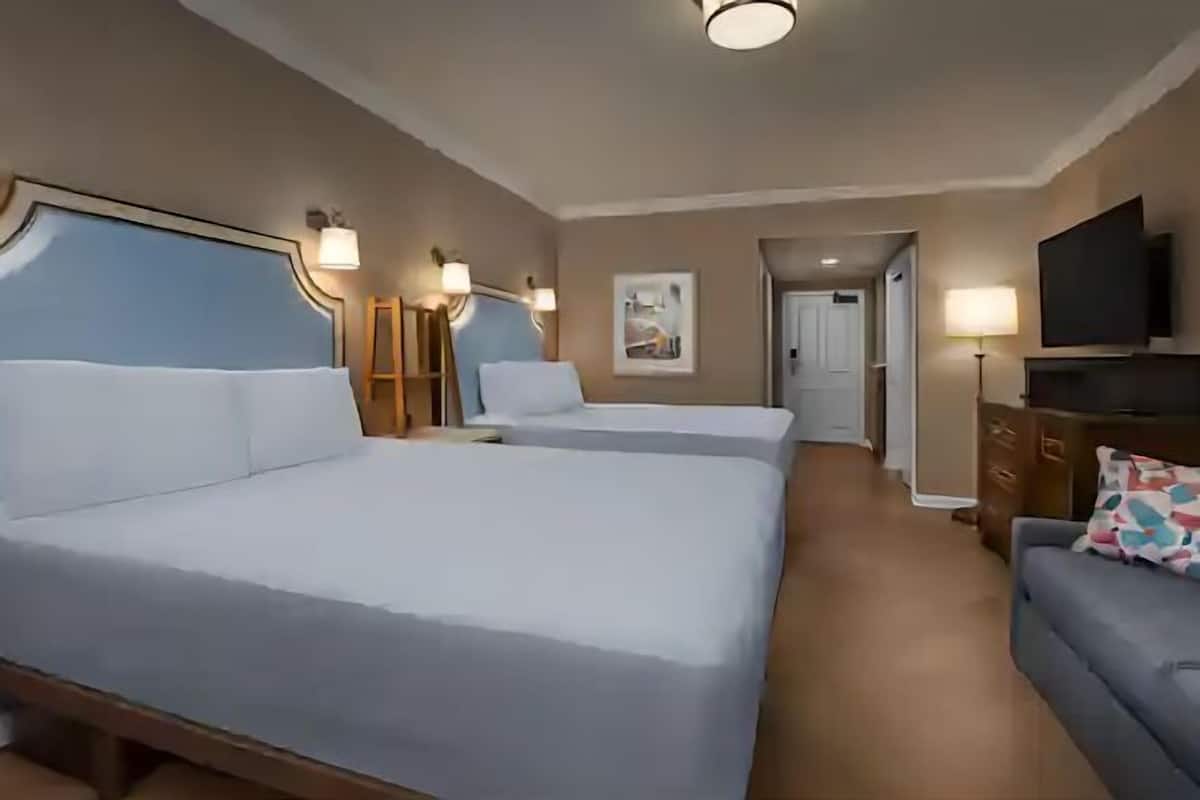 In-room safe, desk, laptop workspace, blackout curtains