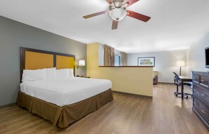 Desk, iron/ironing board, free WiFi, bed sheets