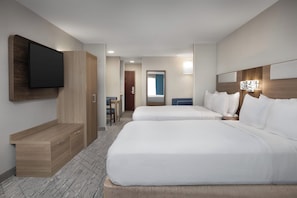 Suite, Multiple Beds | Desk, blackout curtains, iron/ironing board, free WiFi